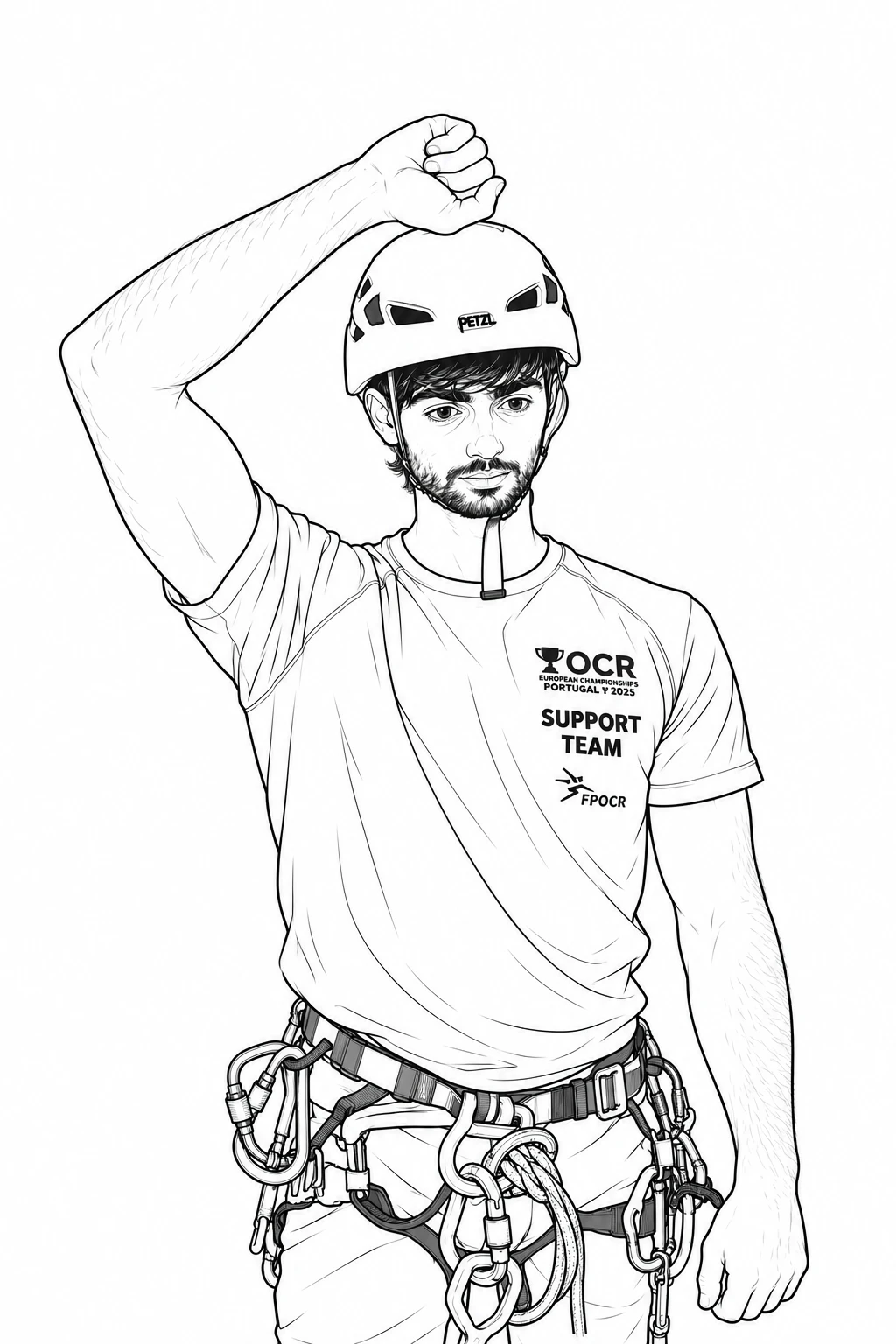 Tutto ok? / Sto bene: Batti il pugno chiuso sopra il casco.
